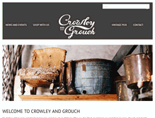 Tablet Screenshot of crowleyandgrouch.com